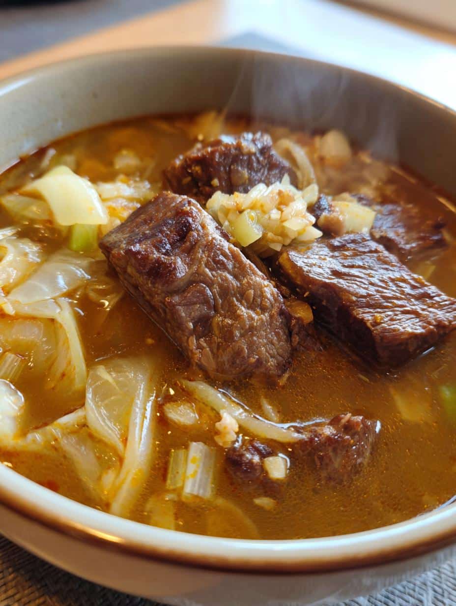 korean short rib soup - detail 1
