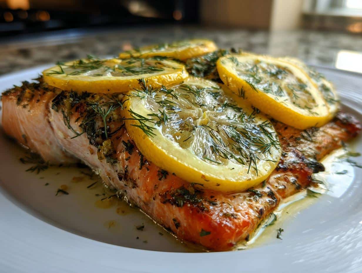 lemon dill baked salmon