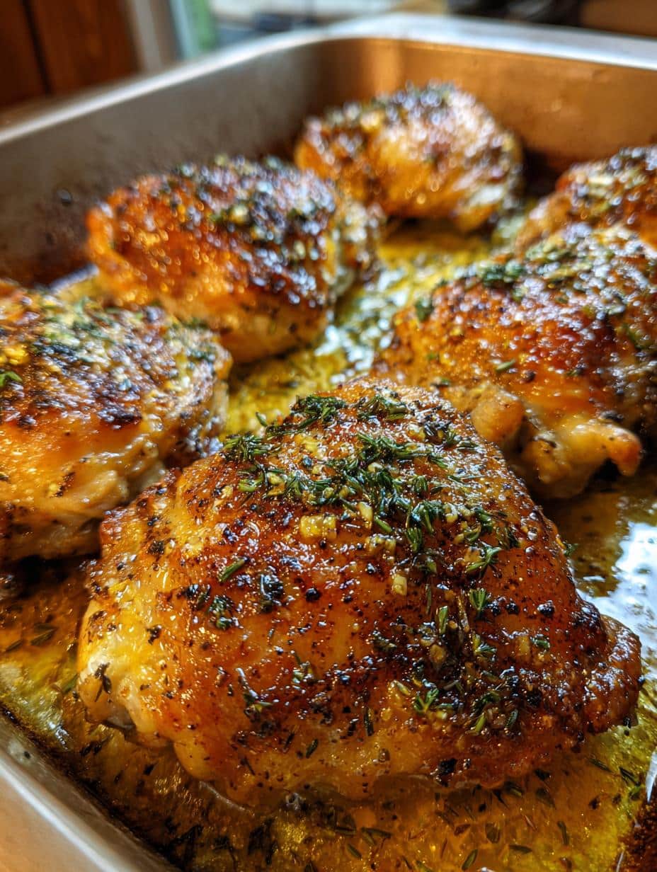 lemon pepper chicken thighs baked - detail 1