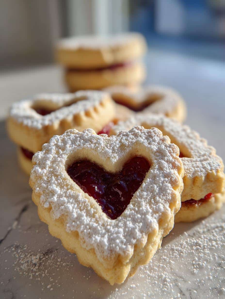 Linzer Cookies Raspberry Jam: 5 Steps to Sweet Bliss 4 linzer cookies raspberry jam - detail 1