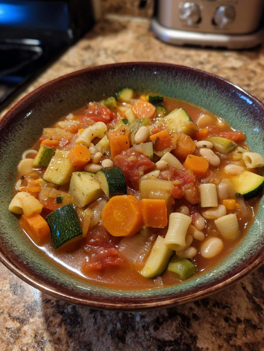 minestrone soup vegetarian classic - detail 1