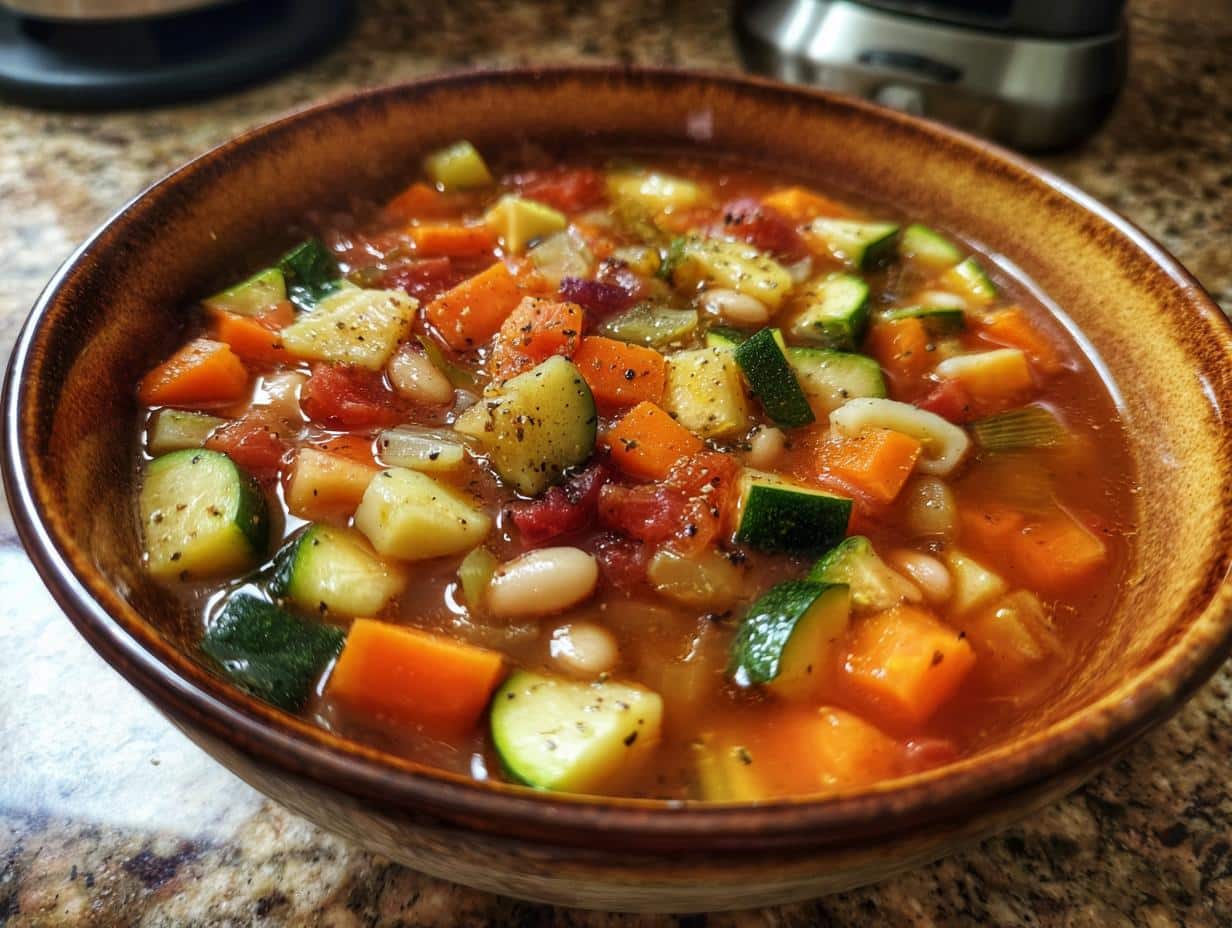 minestrone soup vegetarian classic