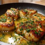 pan seared cod lemon butter