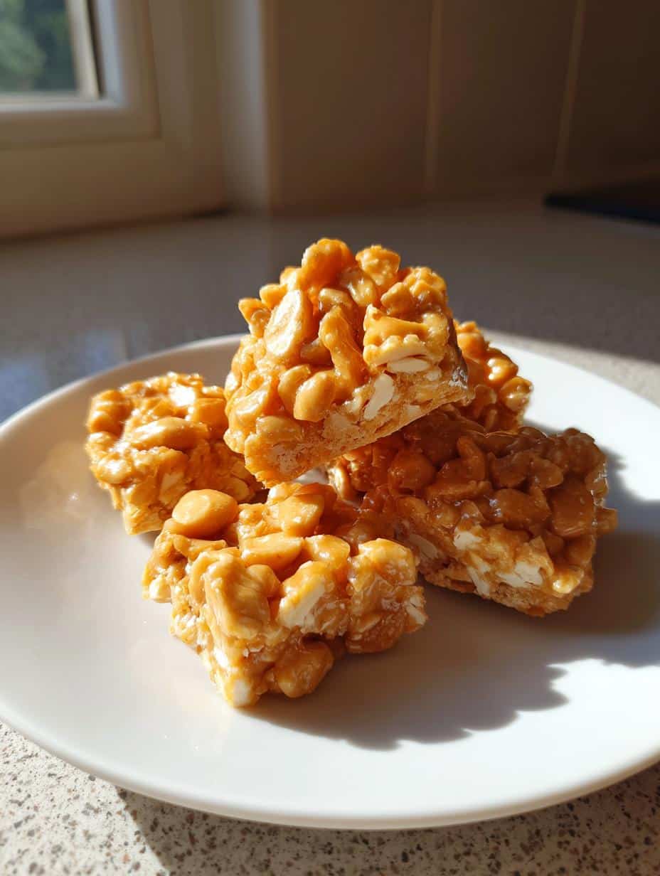 peanut brittle homemade - detail 1