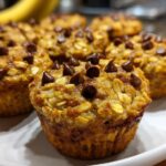protein banana oatmeal baked cups