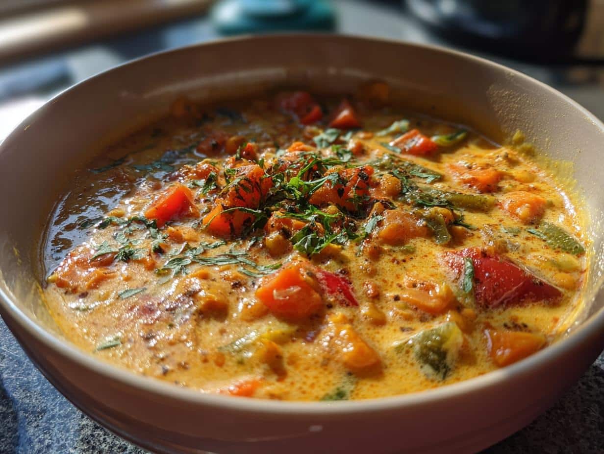 red lentil soup curry