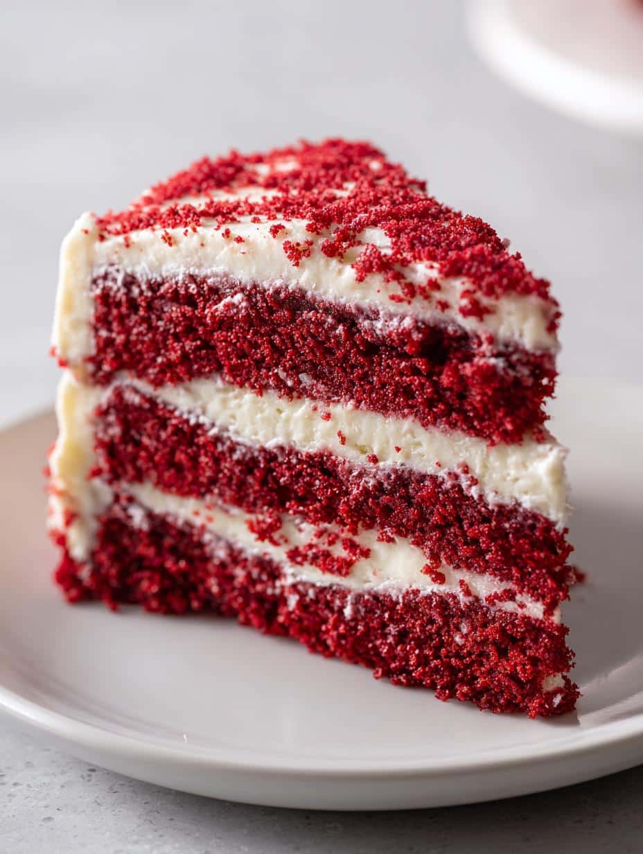 red velvet christmas cake - detail 1