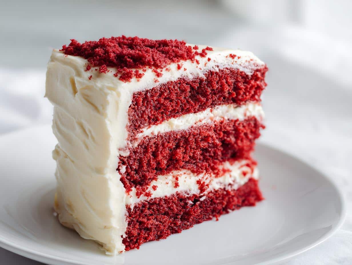 red velvet christmas cake