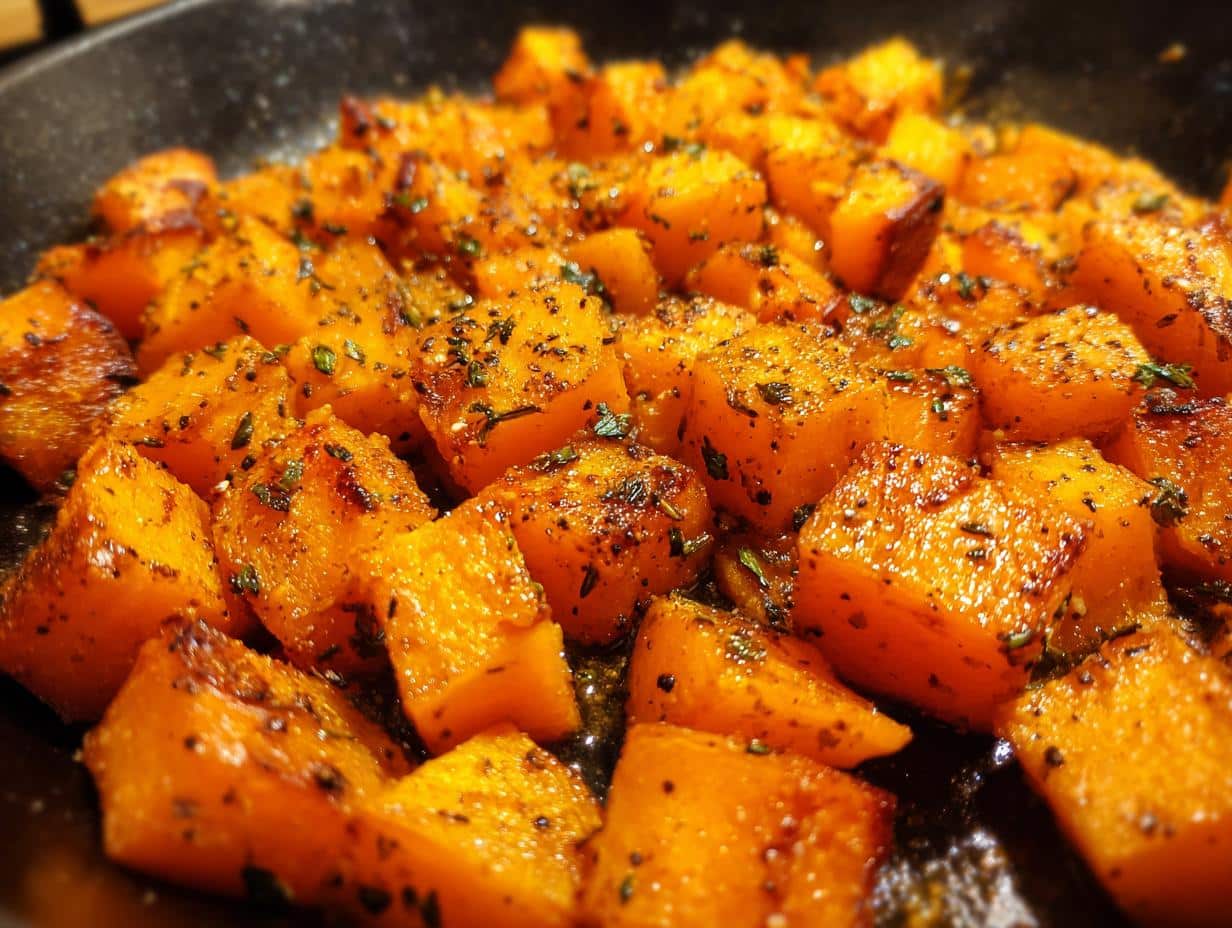 roasted butternut squash maple