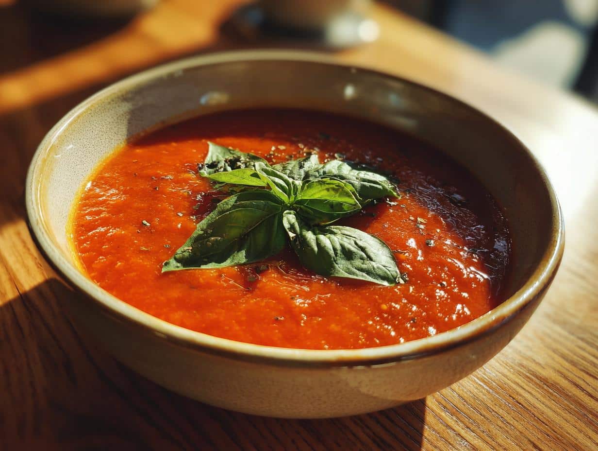 roasted red pepper tomato soup