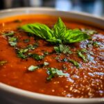 roasted tomato soup basil