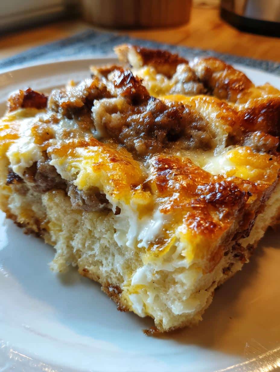 sausage egg breakfast casserole protein - detail 1