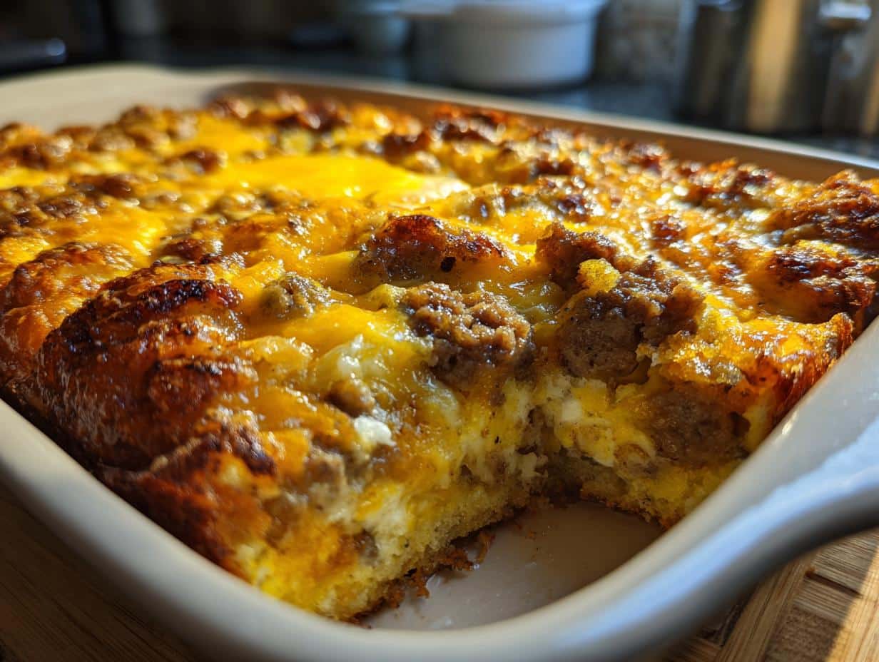 sausage egg breakfast casserole protein