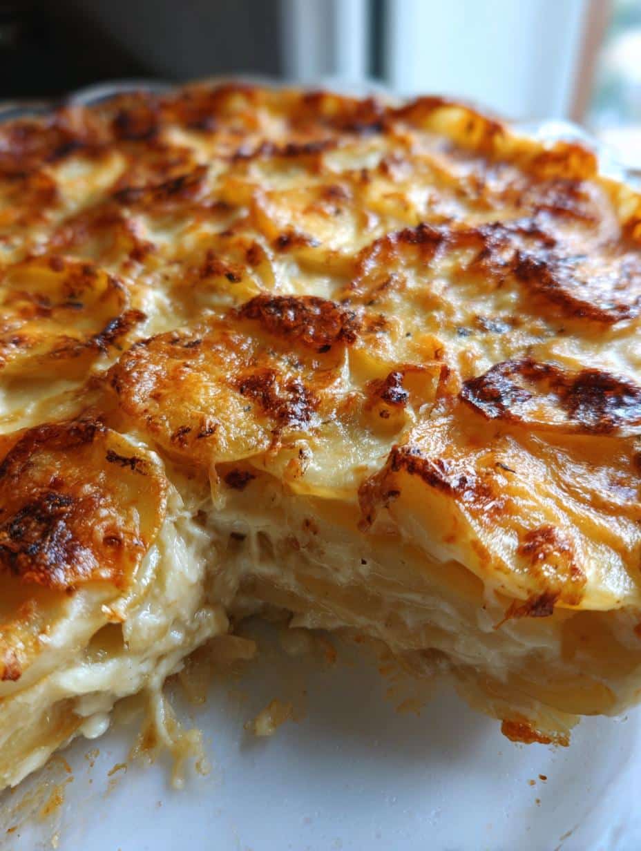 scalloped potatoes holiday recipe - detail 1
