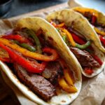 sheet pan steak fajitas