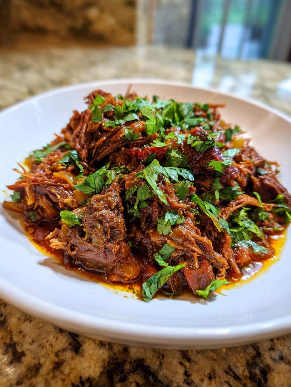 slow cooker beef barbacoa - detail 1