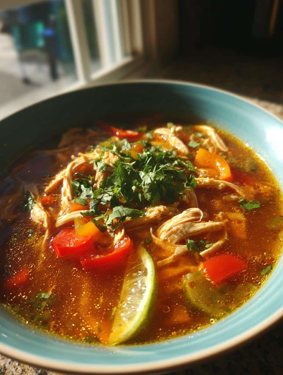Spicy Chicken Lime Soup: 5 Comforting Ingredients to Love 4 spicy chicken lime soup - detail 1