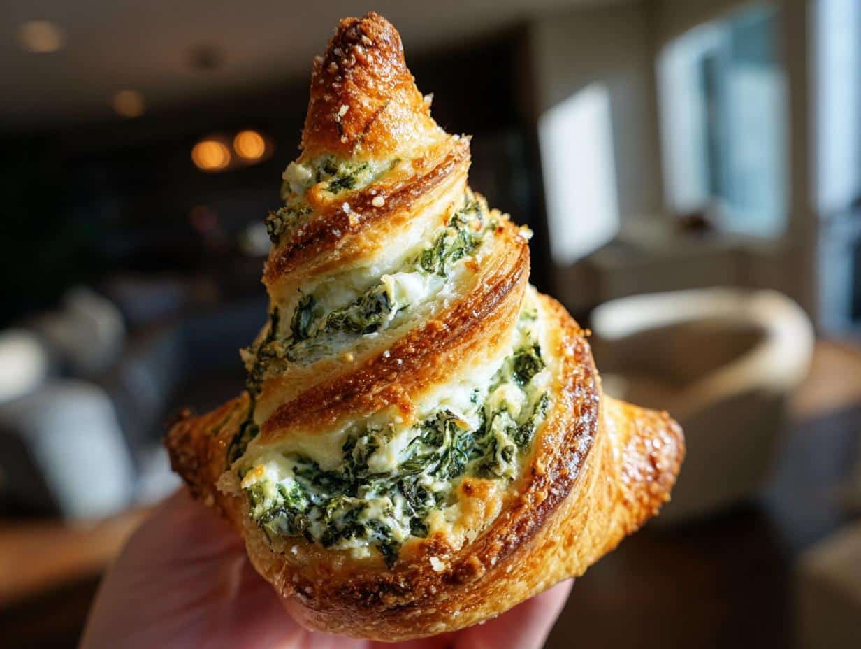 spinach artichoke christmas tree
