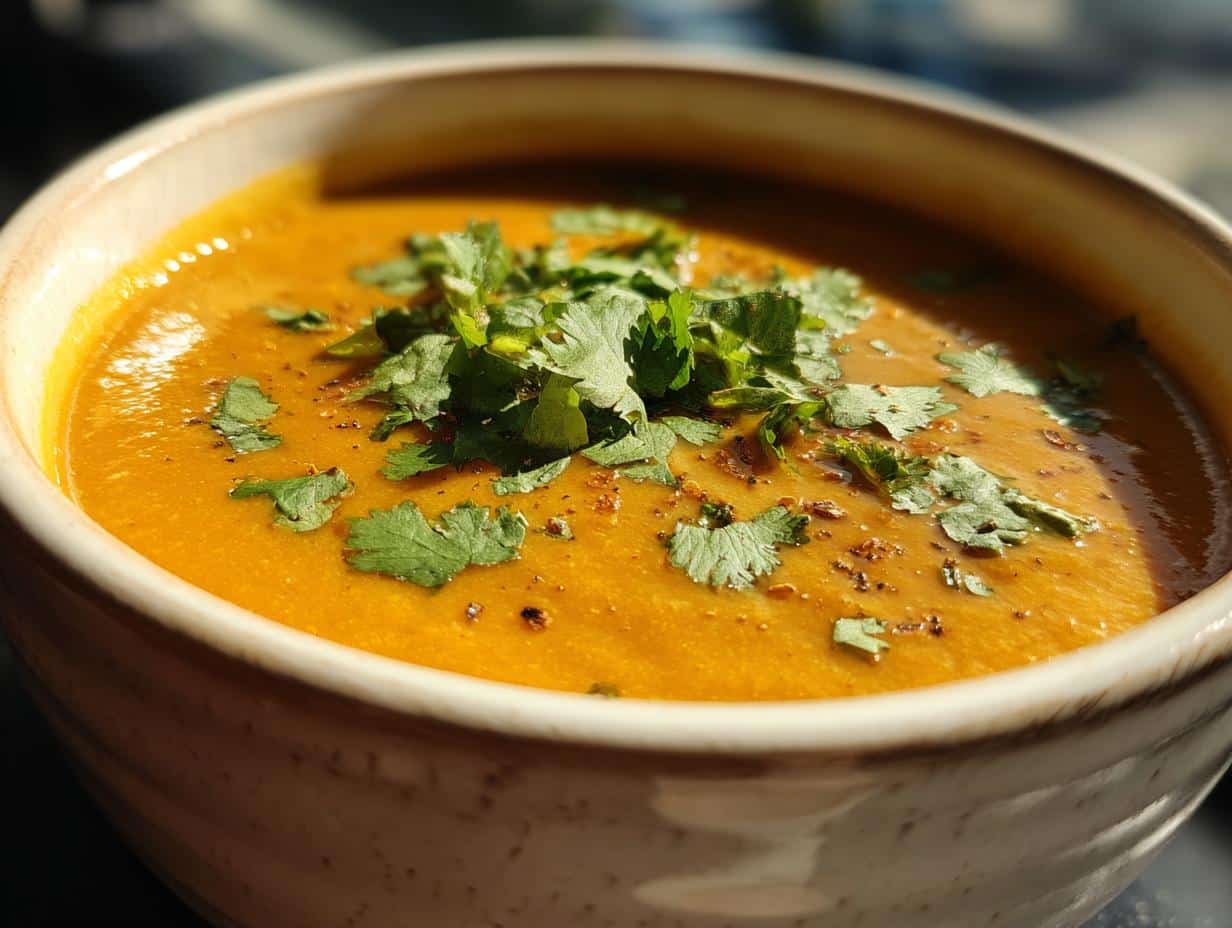 sweet potato coconut soup
