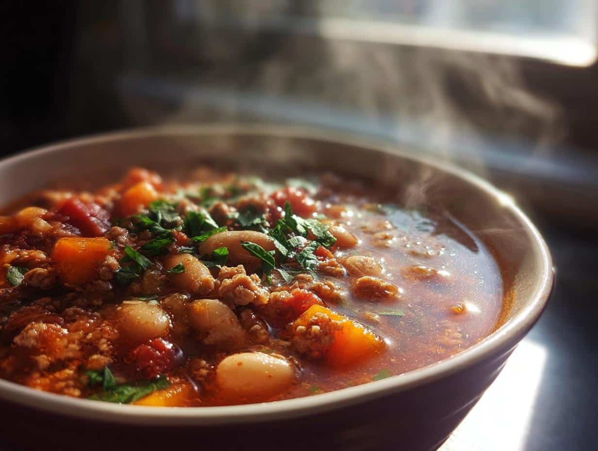 turkey chili white bean soup