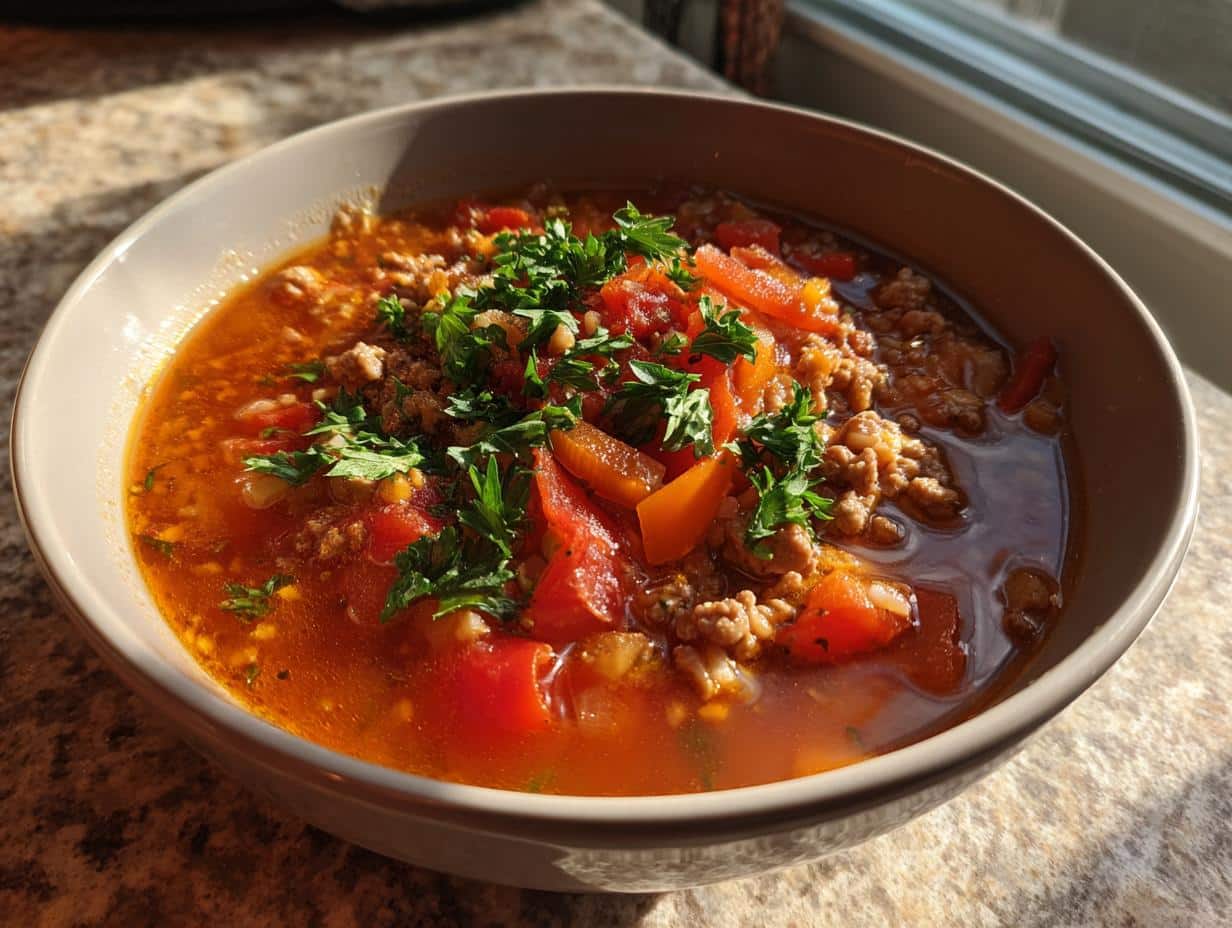 unstuffed pepper soup