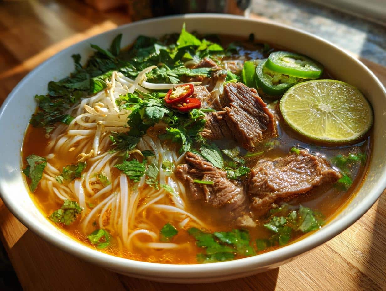 vietnamese pho beef soup