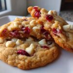 white chocolate cranberry cookies