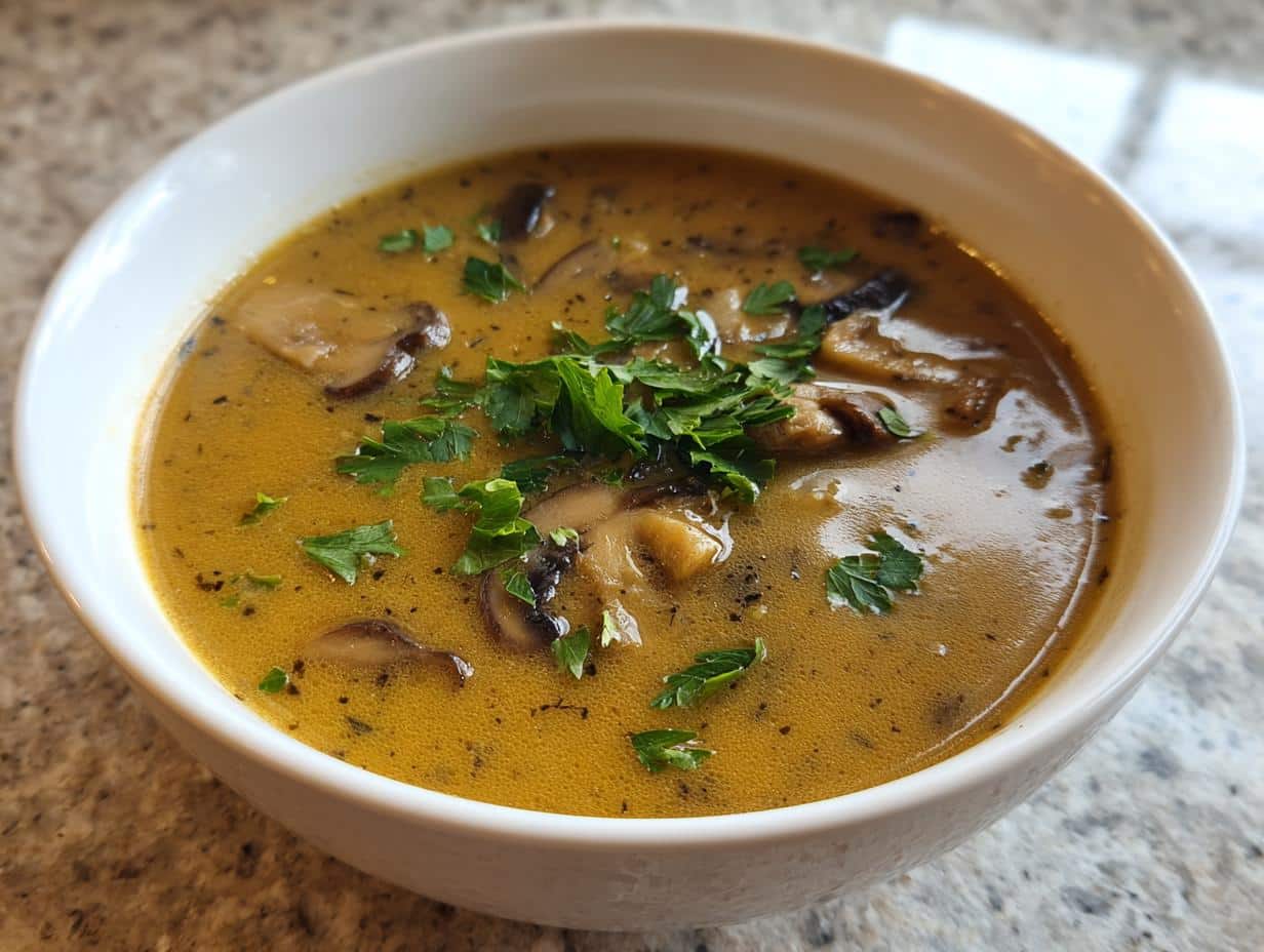 wild mushroom soup creamy