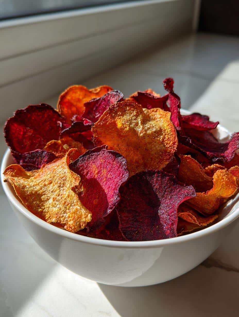 Air Fryer Beet Chips - detail 1