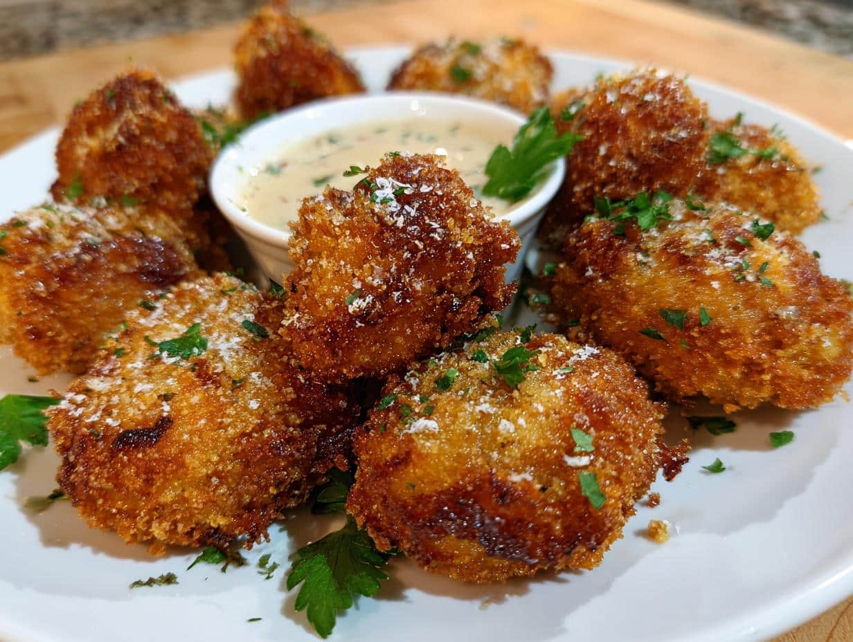 Air Fryer Chickpea Nuggets