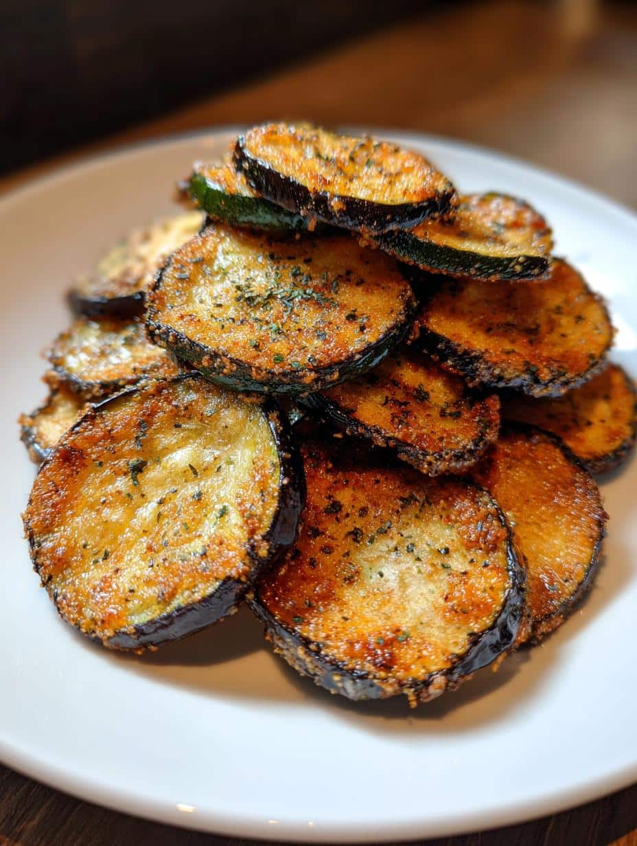 Air Fryer Eggplant Chips (Crispy) - detail 1