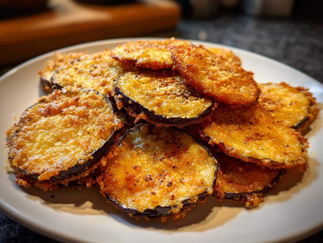 Air Fryer Eggplant Chips (Crispy)