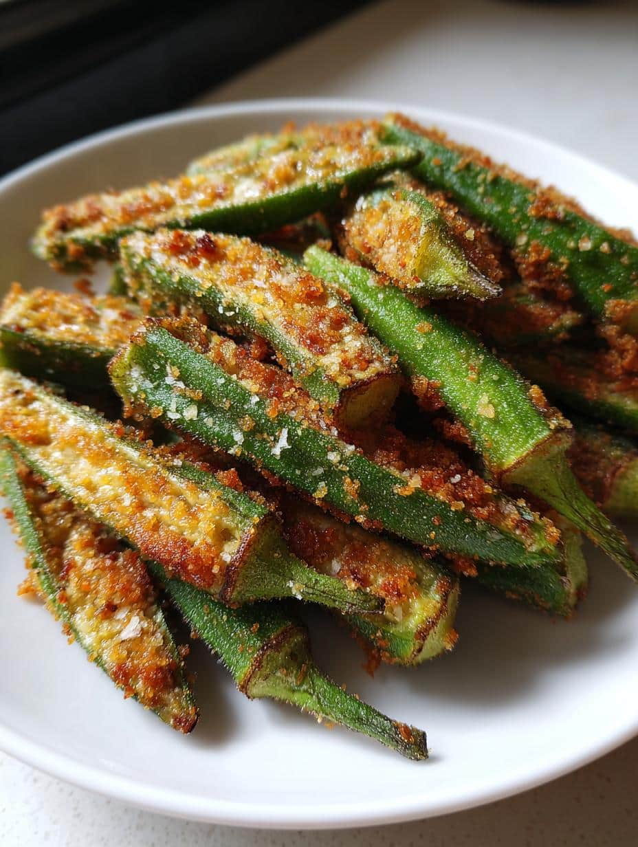 Air Fryer Okra (Southern Style) - detail 1