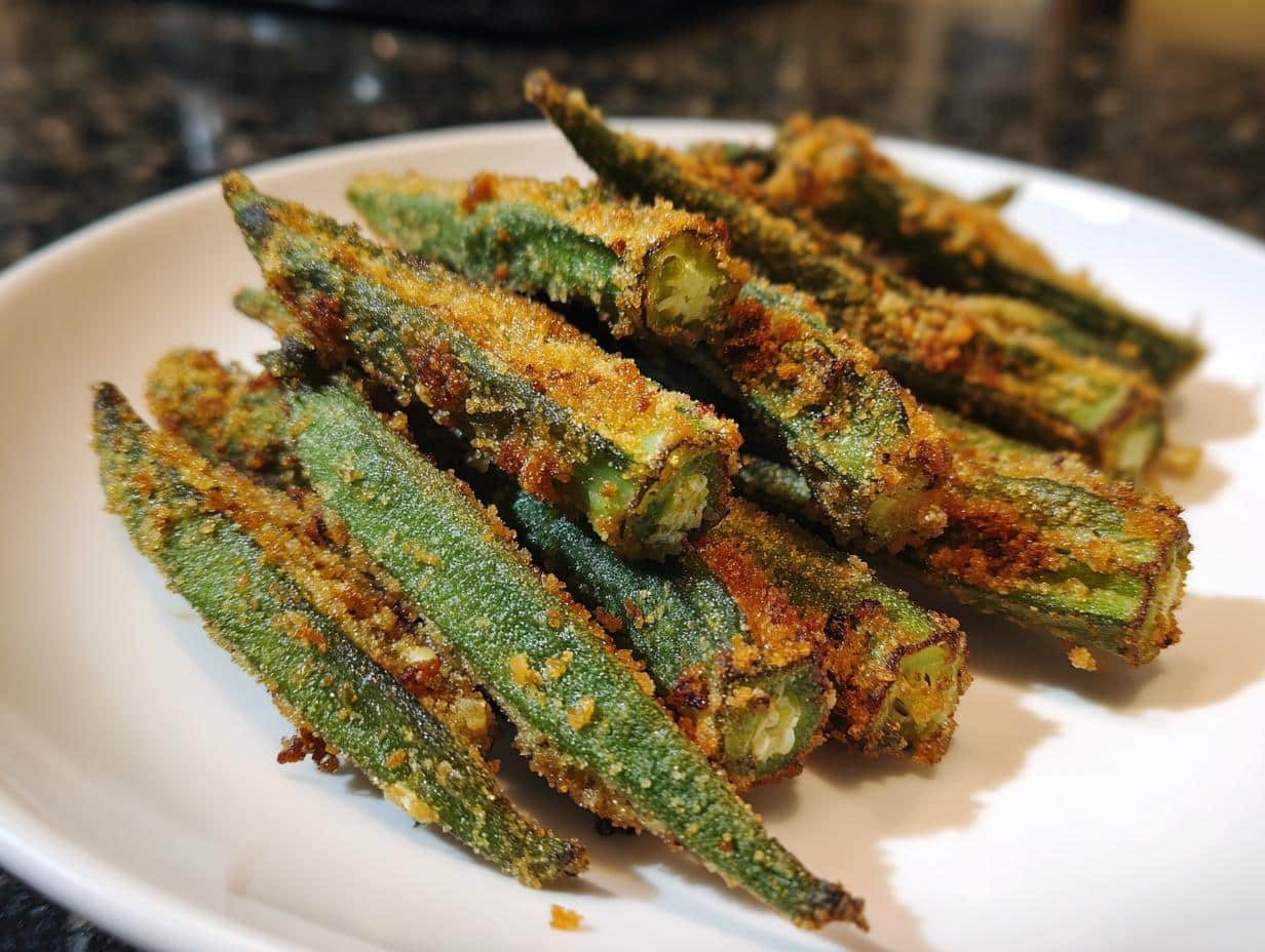 Air Fryer Okra (Southern Style)