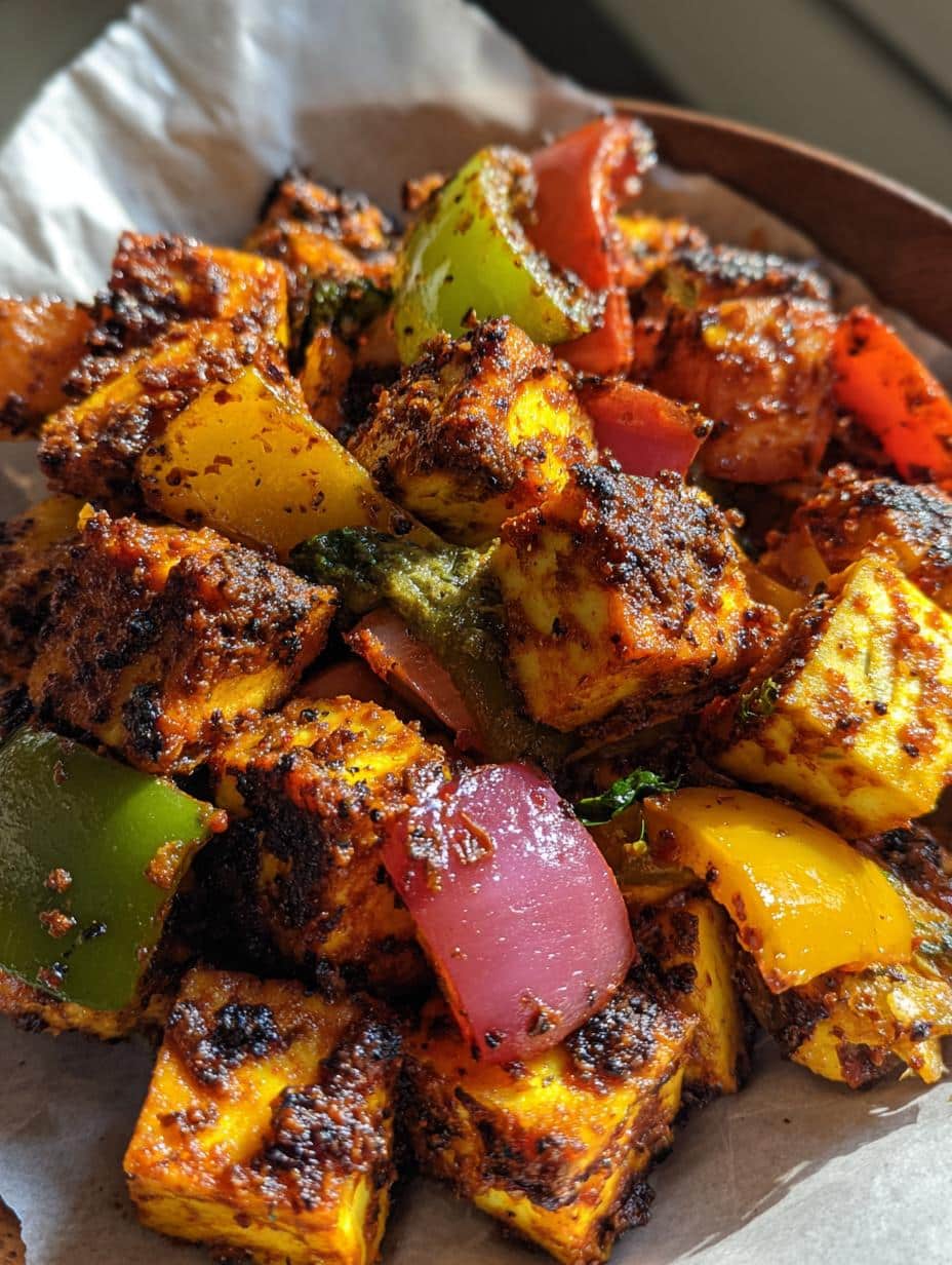 Air Fryer Paneer Tikka - detail 1