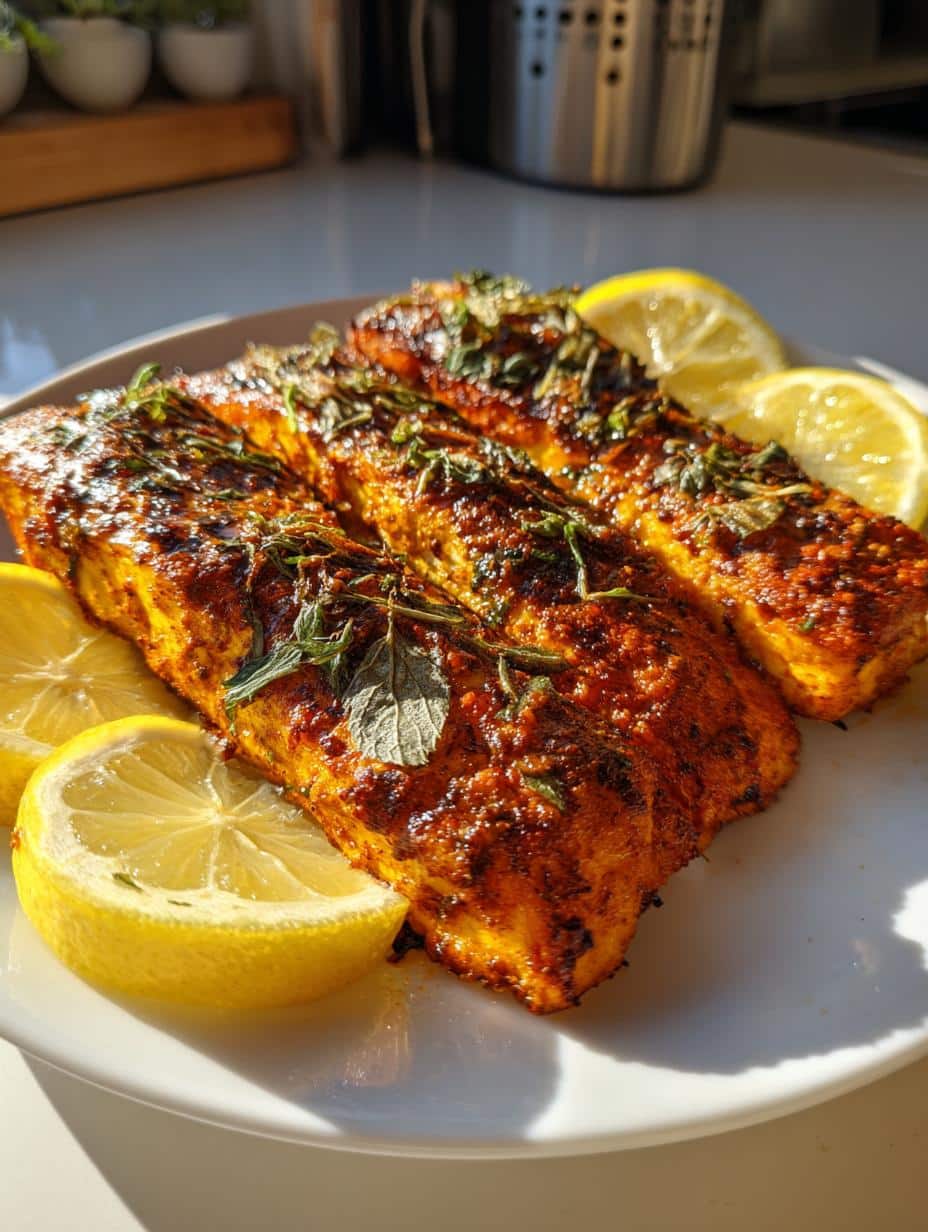 Air Fryer Tandoori Fish Fillets - detail 1