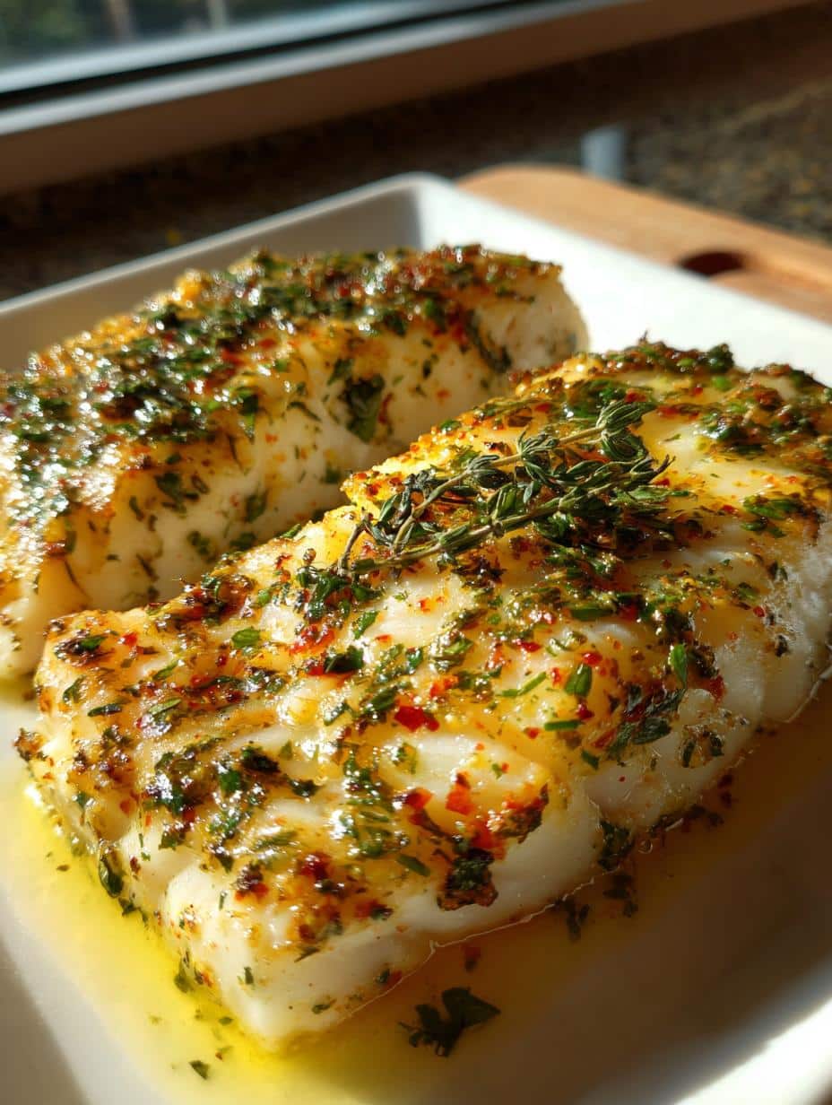 Baked Cod Portions (Lemon Herb) - detail 1