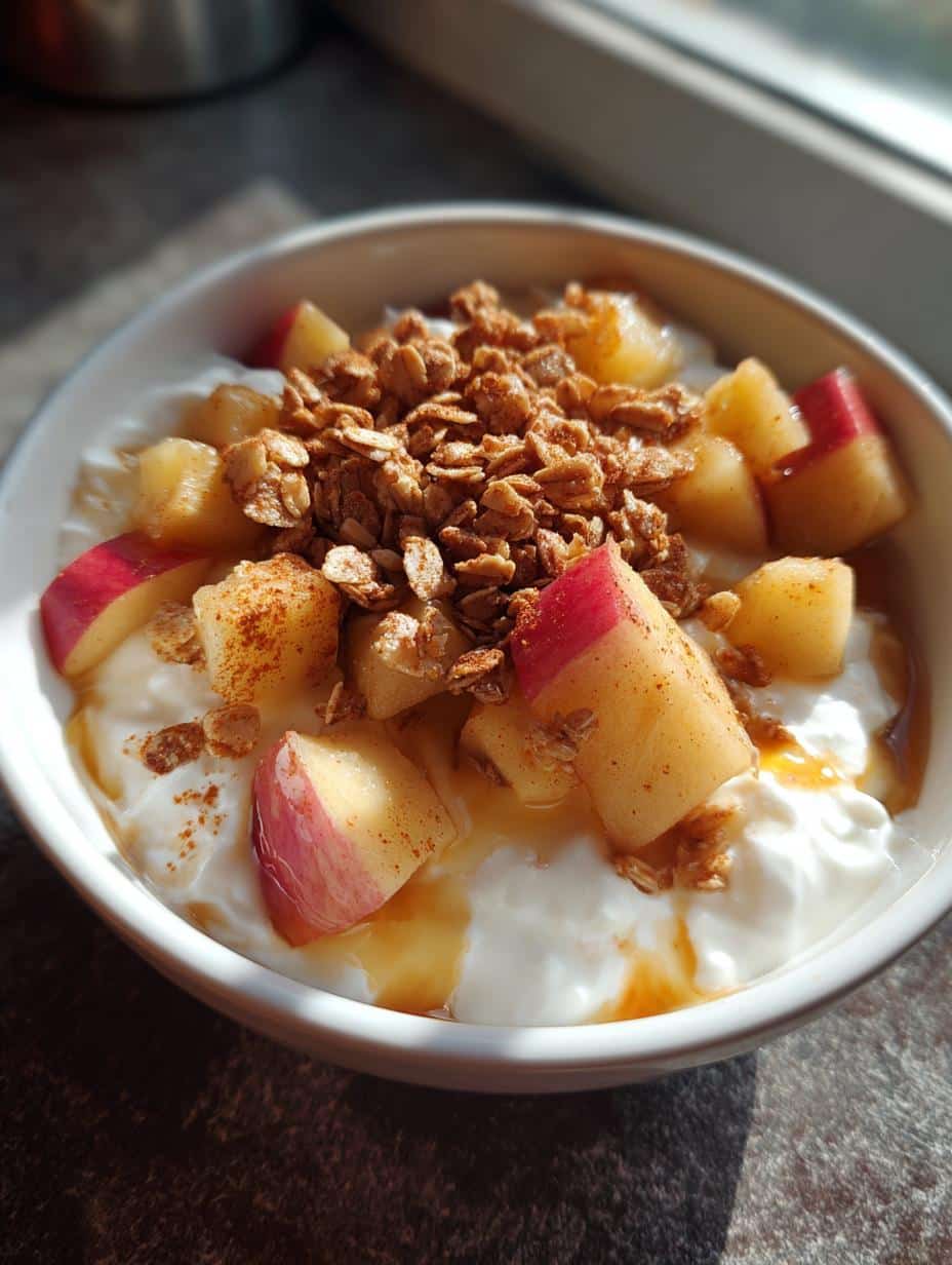 Cottage Cheese Apple Pie Bowl - detail 1