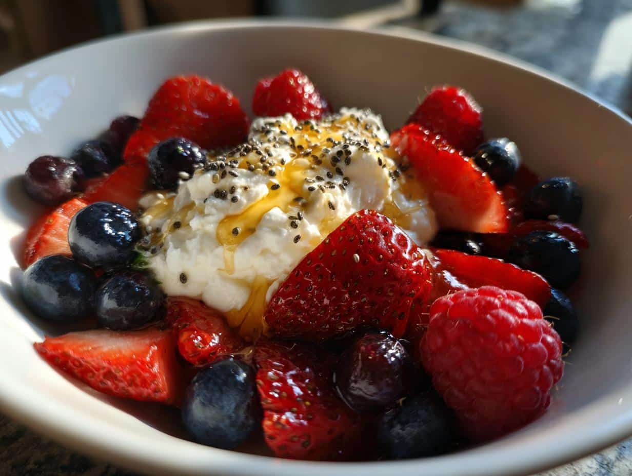 Cottage Cheese Mixed Berry Bowl: 5-Minute Energizing Delight 3 Cottage Cheese Mixed Berry Bowl