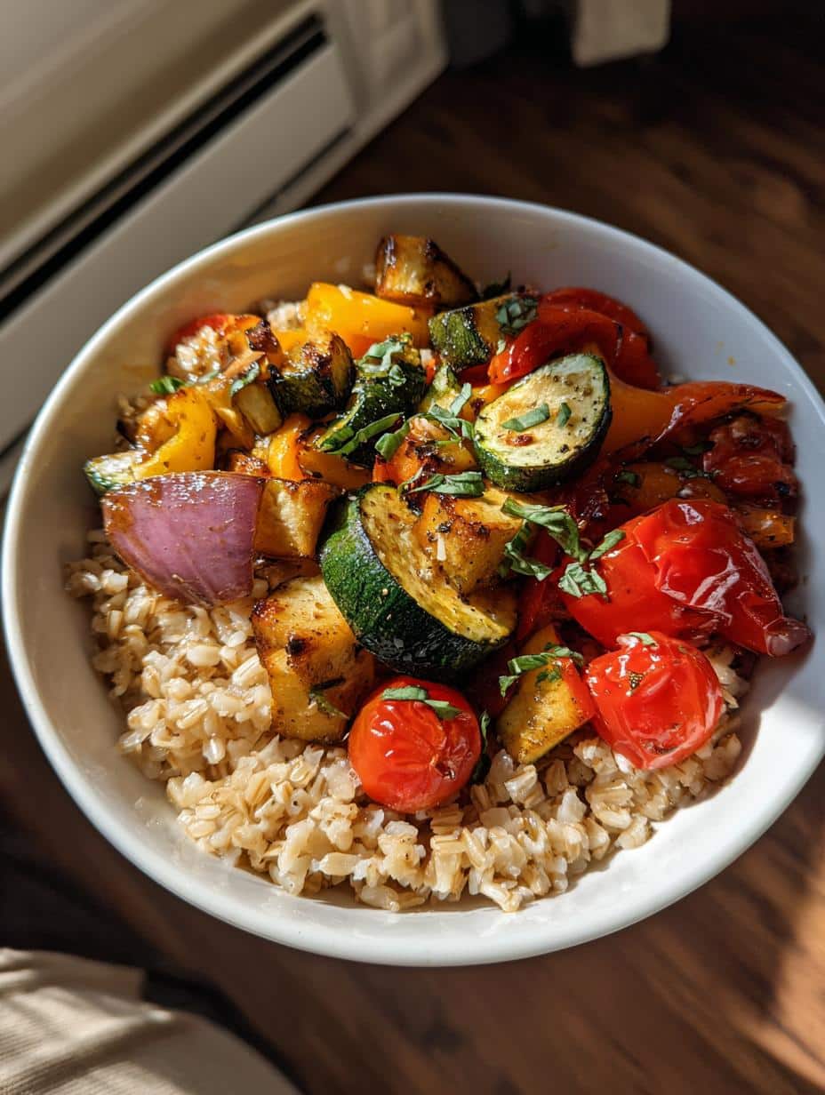 Farro Bowl with Roasted Vegetables - detail 1