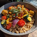 Farro Bowl with Roasted Vegetables