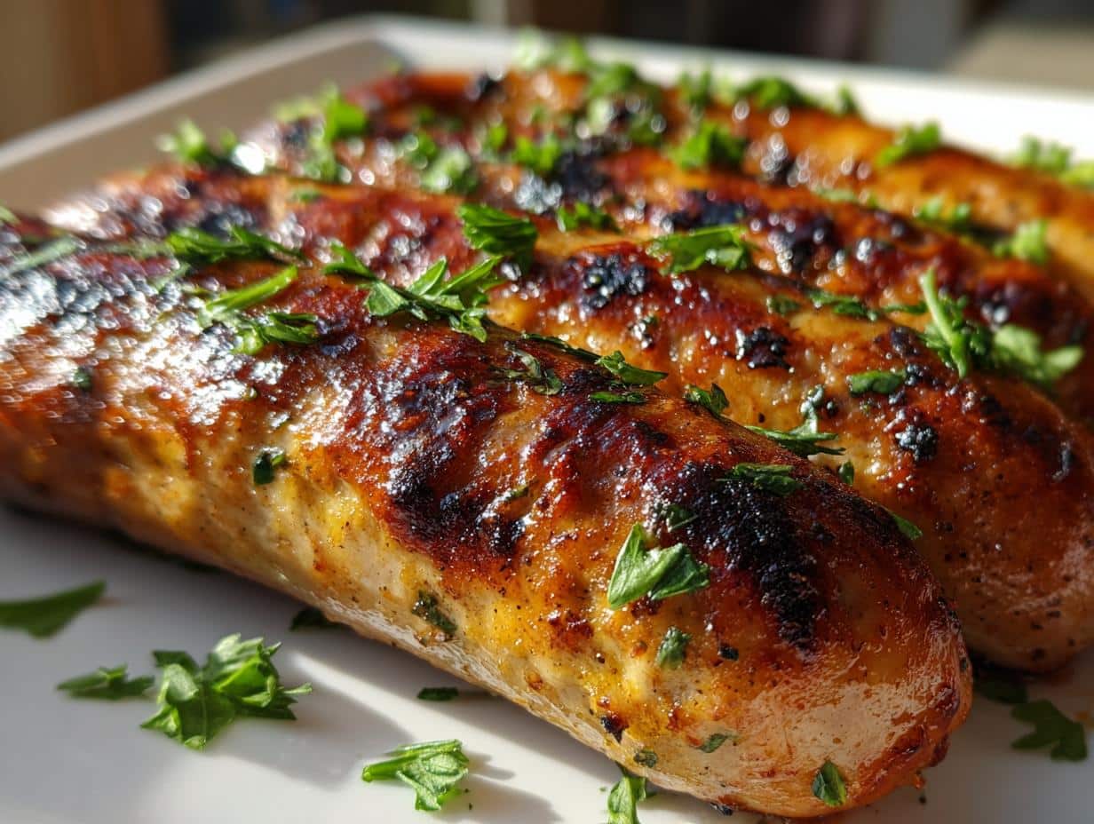 Grilled Chicken Sausages (Prep 5)