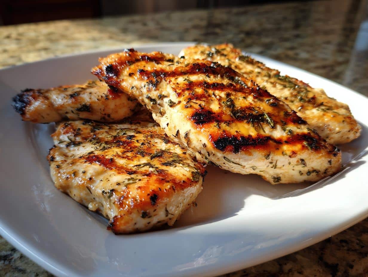 Grilled Turkey Cutlets (30g Protein)