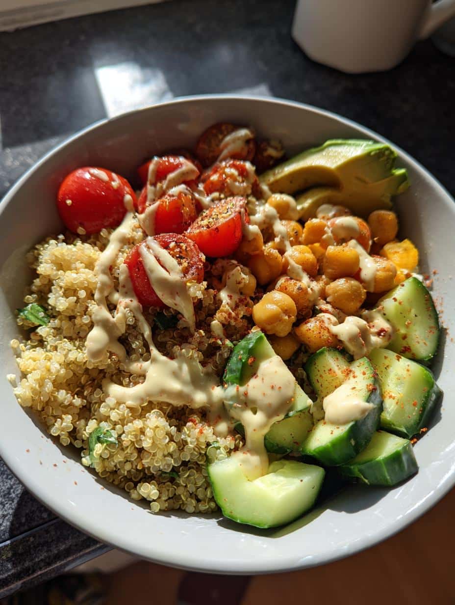 Quinoa Power Bowl with Tahini - detail 1