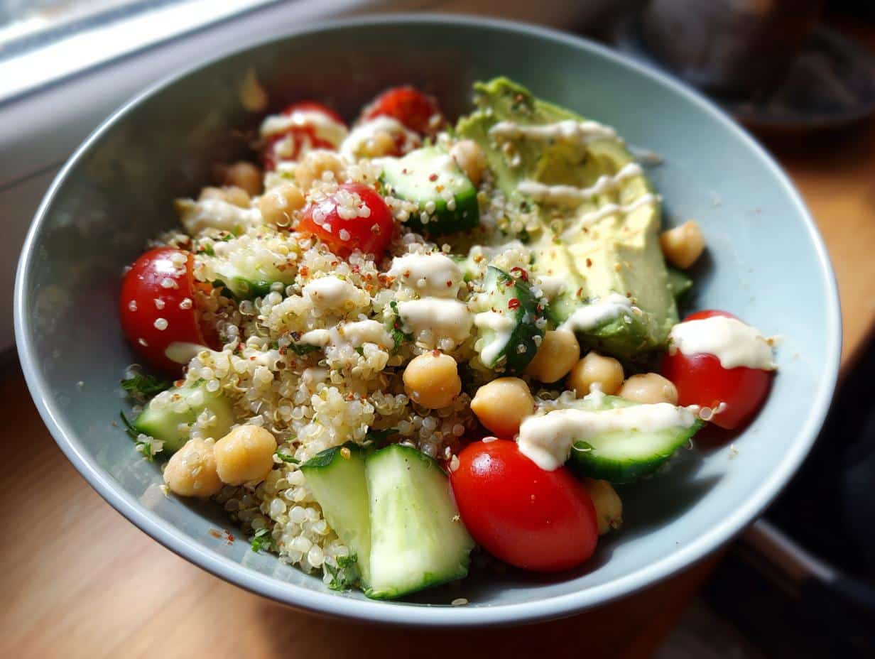 Quinoa Power Bowl with Tahini