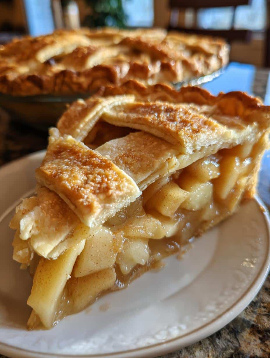 apple pie lattice crust - detail 1