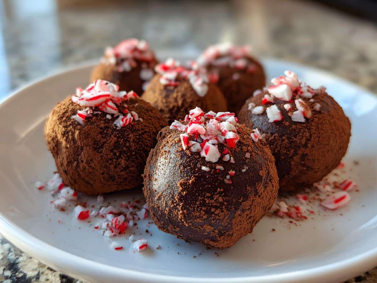 chocolate truffles peppermint