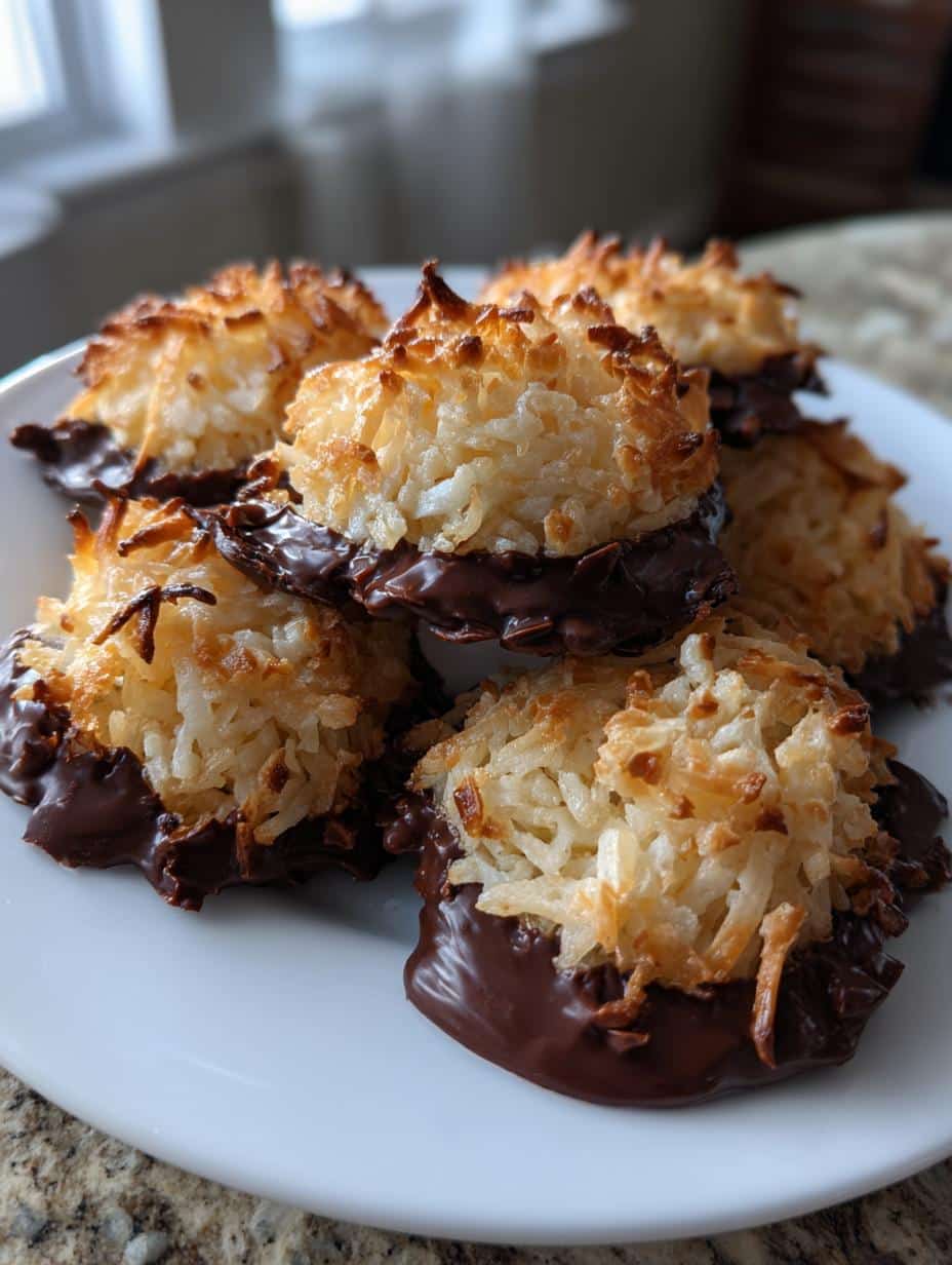 coconut haystacks chocolate - detail 1