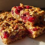 cranberry oat bars holiday