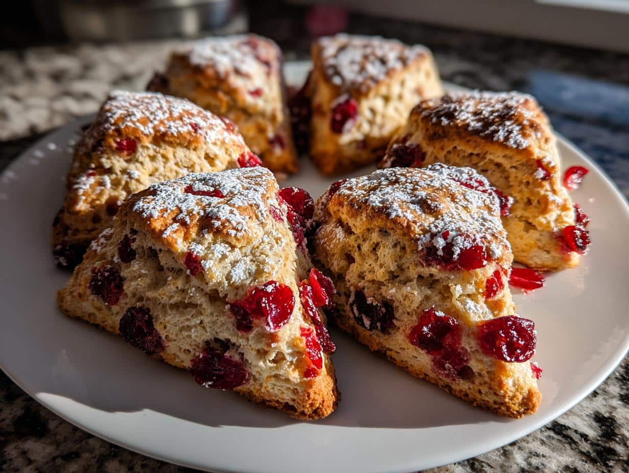 cranberry orange scones